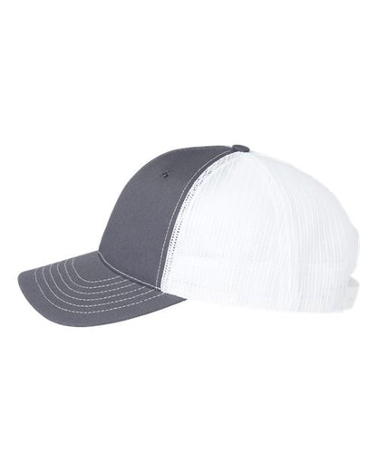 Classic Snapback Hat (Charcoal/White)